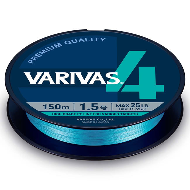 Fir Textil Varivas Pe 4 Blue Edition 150m Water Blue