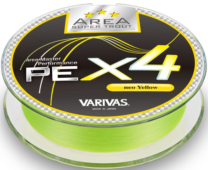 Fir Textil Varivas Super Trout Area PE X4 Neo Yellow 75m