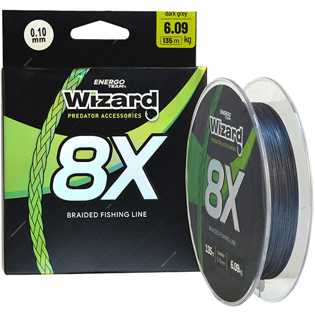 Fir Textil WIZARD 8X Dark Grey 135m