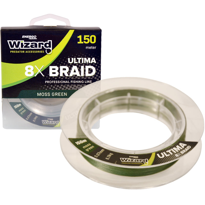 Fir Textil WIZARD Ultima 8x Braid Moss Green 150m