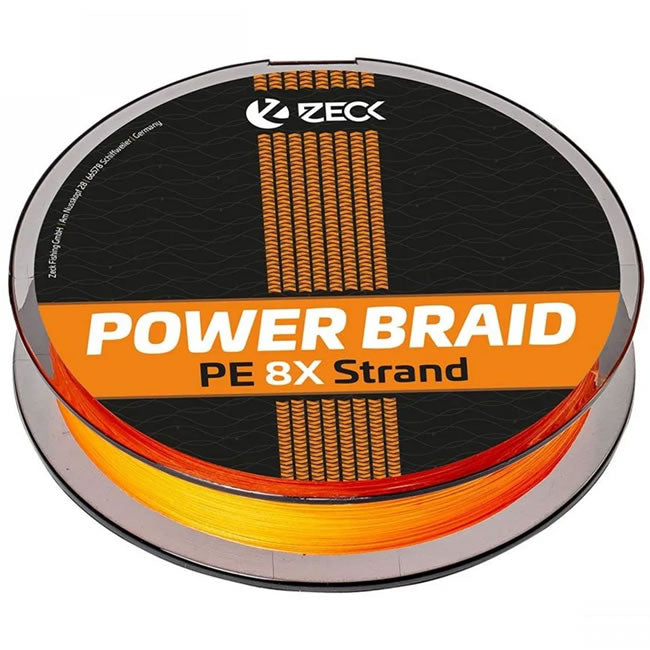 Fir Textil Zeck Powerbraid 8X Orange 150m