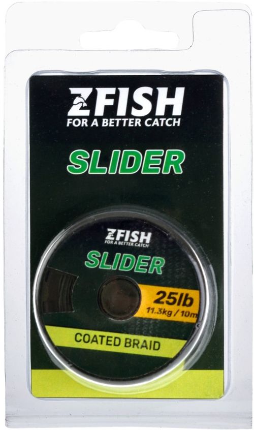 Fir Textil Zfish Slider Coated Braid, Olive Green, 15.9kg, 35lb, 10m