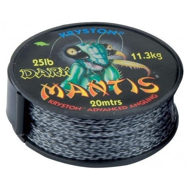 Fir Textil cu Camasa Kryston Super Mantis Coated Braid, Dark Silt, 20m, 25lbs