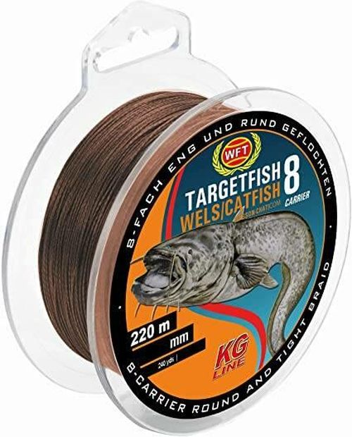 Fir WFT TF8 Catfish, Brown, 60kg, 0.60mm, 220m