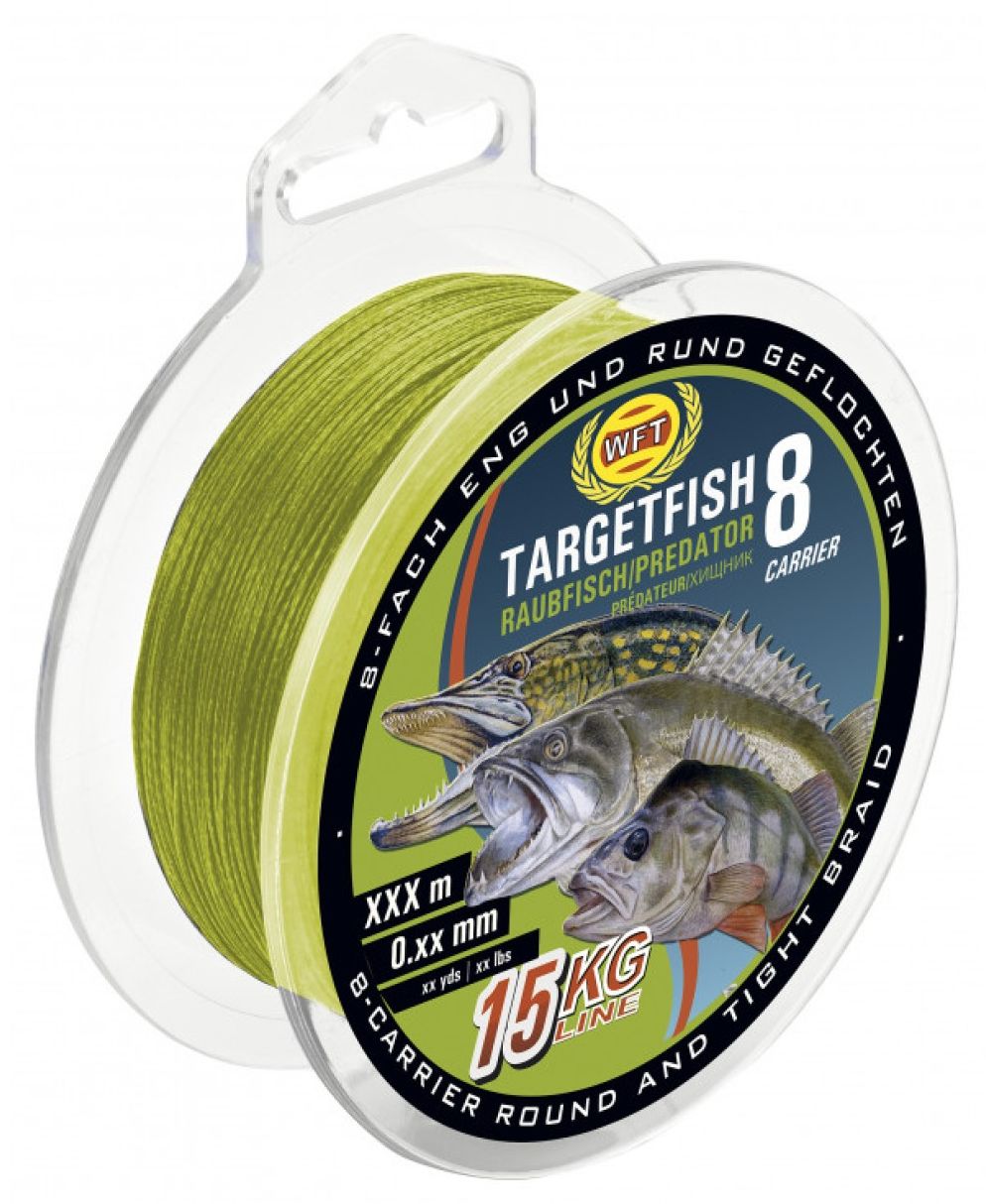 Fir WFT TF8 Rapitori, Galben Fluo, 20kg , 0.22mm, 150m