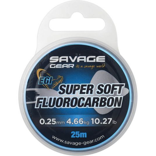 Fir fluorocarbon Savage Gear Soft Fluorocarbon EGI 25m