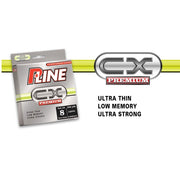 Fir fluorocarbon coated P-Line CX Premium Hi-Vis Fluorescent Green 0.25mm/7.28kg/270m