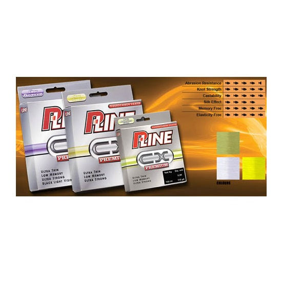 Fir fluorocarbon coated P-Line CX Premium Hi-Vis Fluorescent Green 0.25mm/7.28kg/270m