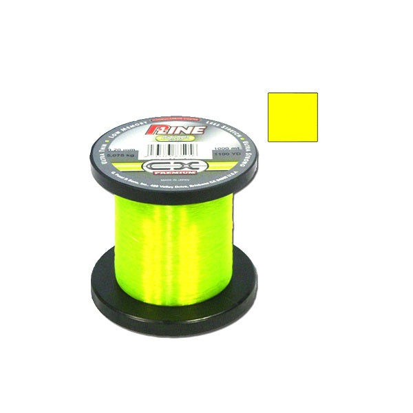 Fir fluorocarbon coated P-Line CX Premium Hi-Vis Fluorescent Green 0.30mm/9.18kg/1000m