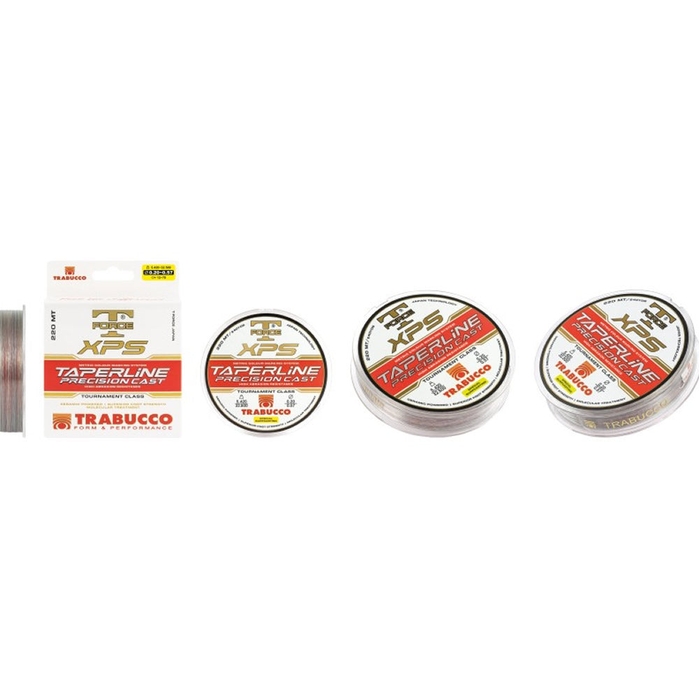 Fir inaintas TRABUCCO T-Force XPS Taperline Precision 0.20-0.57mm, 5.42kg-32.50kg, 12kg-70kg, 220m