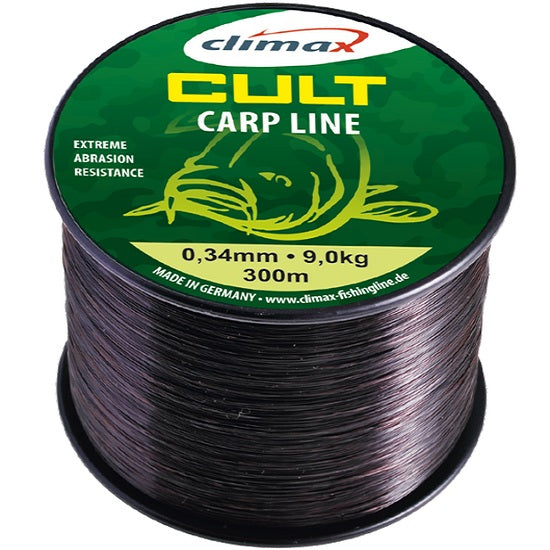Fir monofilament Climax CULT CRAP BLACK 1000m 0.34mm 9.00kg     