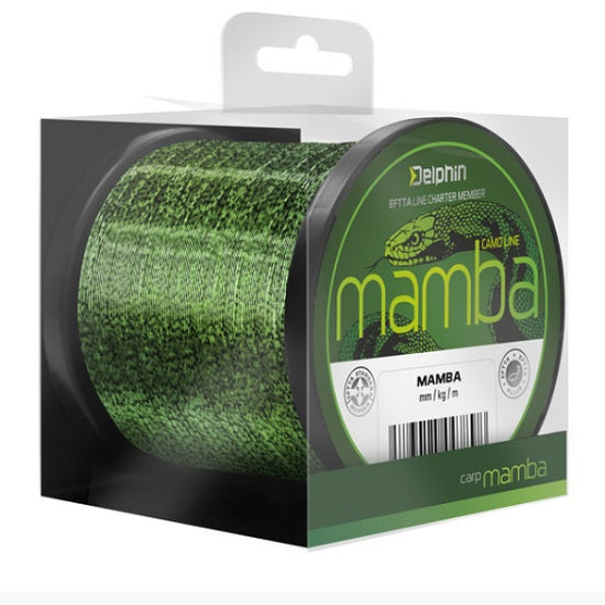 Fir monofilament Delphin MAMBA Carp camuflaj 0.26mm 11.4lbs 300m