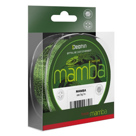 Fir monofilament Delphin MAMBA Feeder camuflaj 0.28mm 13.4lbs 200m