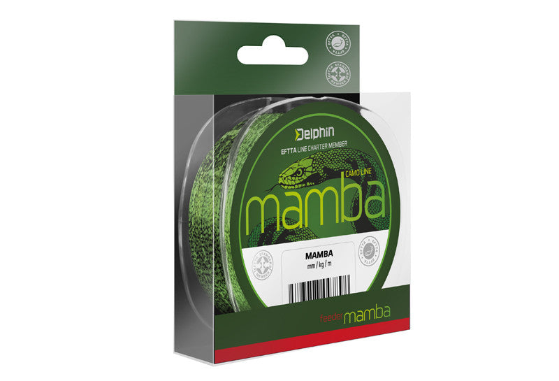 Fir monofilament Delphin MAMBA Feeder camuflaj 0,34mm 8,1kg 6000m