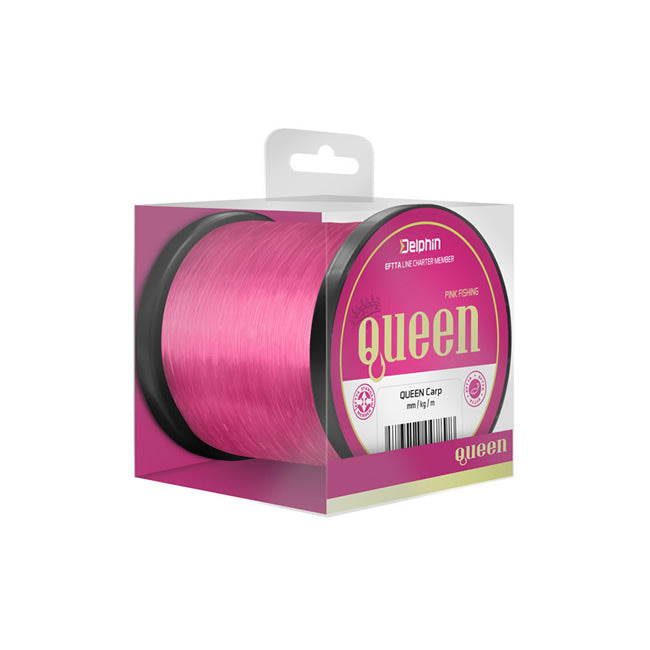 Fir monofilament Delphin QUEEN roz 0.30mm 6.8kg 600m