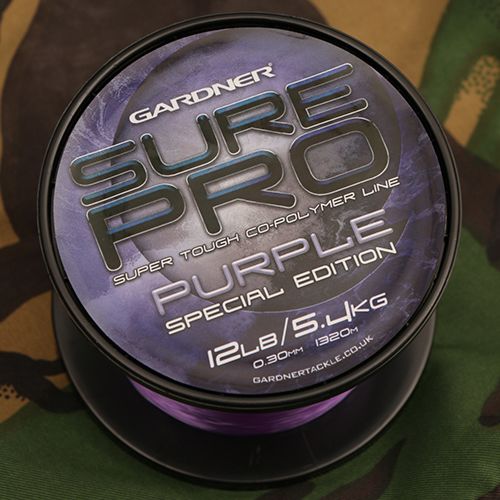 Fir monofilament Gardner Sure Pro Special E. Purple 12lb 0.30mm 1320m