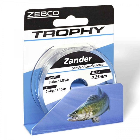 Fir monofilament Zebco Trophy Zander Grey 300m