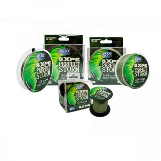 Fir textil Asso Perfect Storm 8X Moss Green 150m