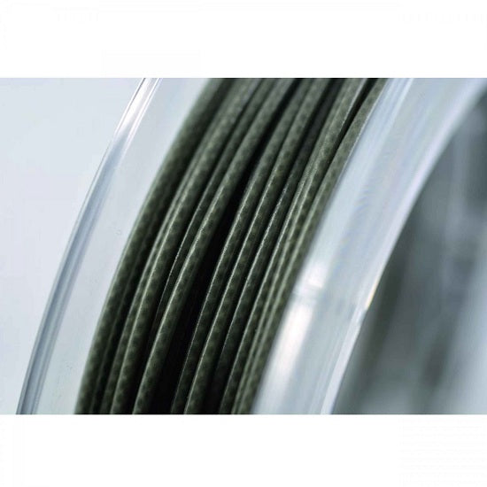 Fir textil Black Cat Rubber Coated Leader 1.00mm 100kg 20m