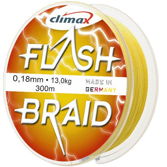 Fir textil Climax FIR FLASH BRAID FLUO YELLOW 100m