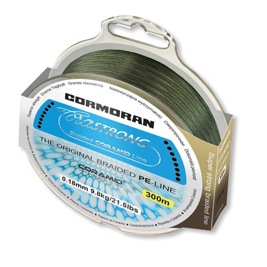 Fir textil Cormoran Corastrong Green, 0.25mm, 14.3kg, 300M