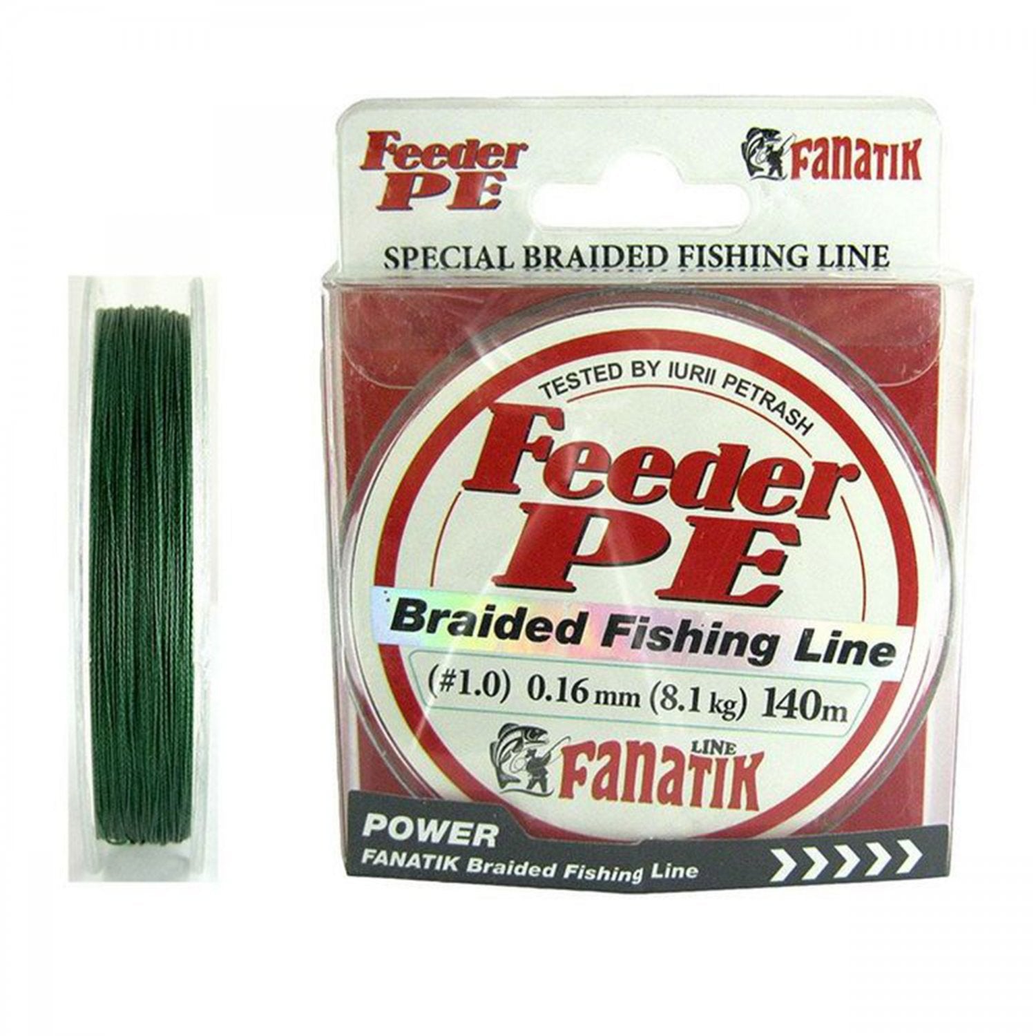 Fir textil Fanatik Feeder PE Braided Green 140m