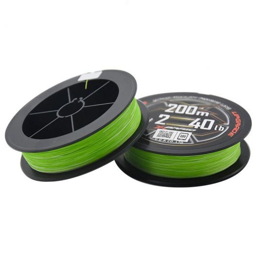 Fir textil YGK X-Braid X8 Upgrade PE Fluo Green 0.26mm 20.41kg 200m    