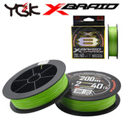 Fir textil YGK X-Braid X8 Upgrade PE Fluo Green 0.285mm 22.67kg 200m    