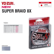 Fir textil Yo-Zuri Super Braid 8X Silver 150m