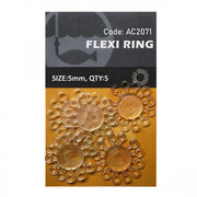 Flexi Ring Orange 7mm 5 buc/plic