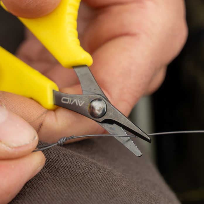 Foarfeca AVID Re-Rig Compact Braid Scissors, Yellow