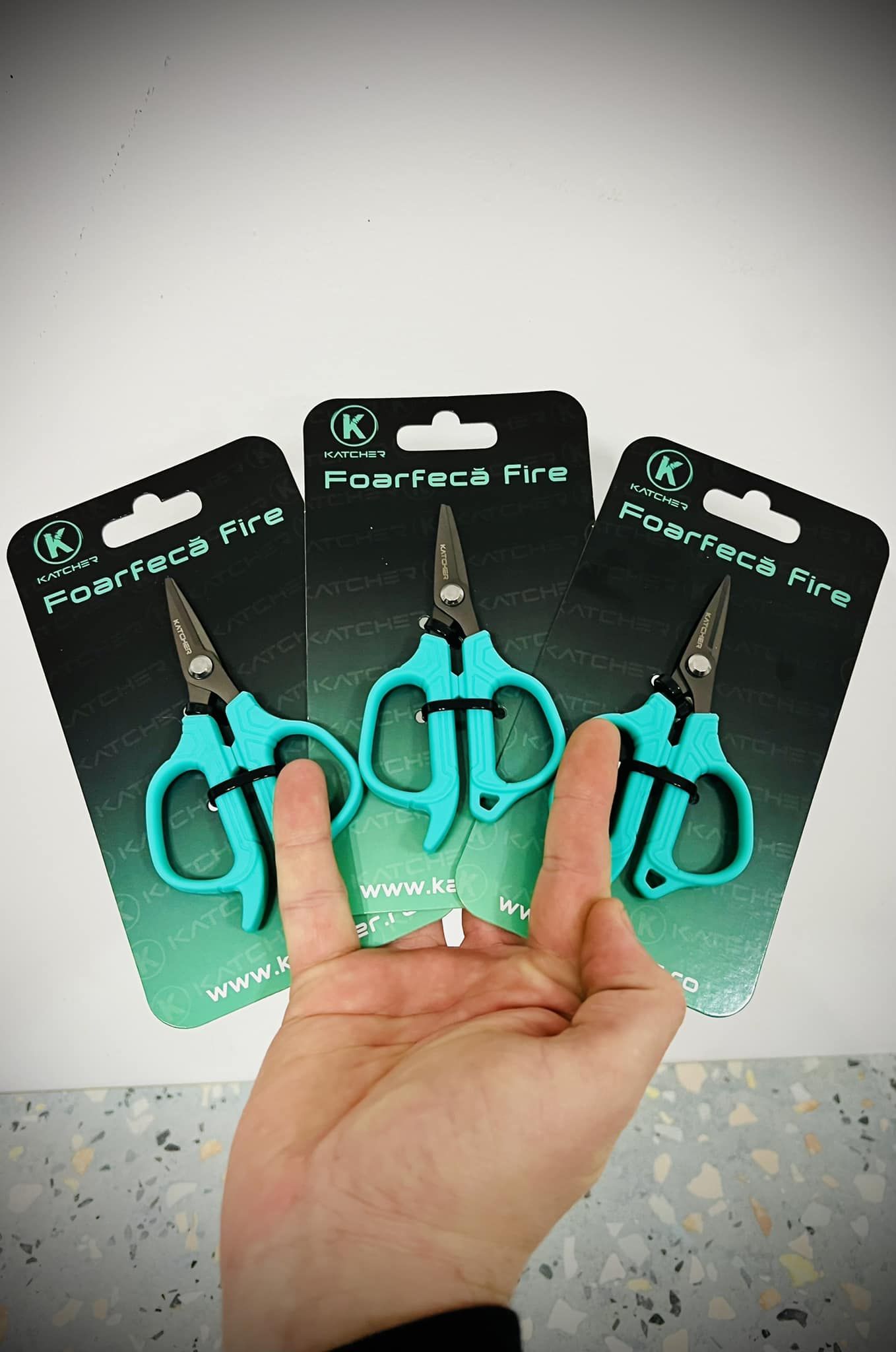 Foarfeca KATCHER Braid Scissors, Blue, 12cm