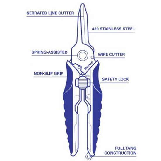 Foarfeca MUSTAD Multi Function, 14cm