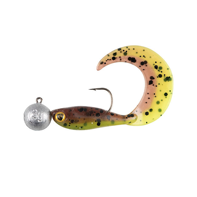 Fox Rage Micro Grub Tail Mixed UV Colour Pack, 4cm, 4 buc