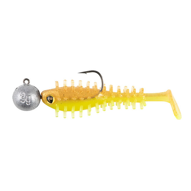 Fox Rage Micro Spikey Fry Mixed UV Colour Pack LOADED, 4cm, 4 buc