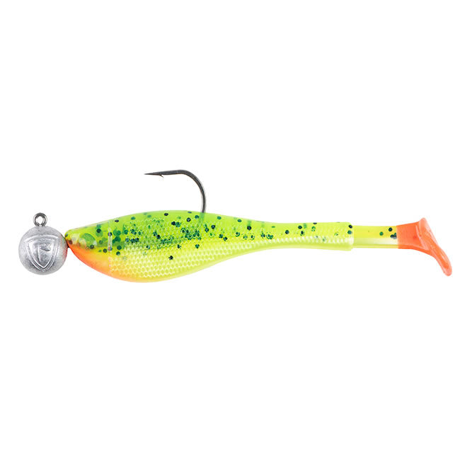 Fox Rage Mini Fry x 4 Mixed UV Colour Pack LOADED 5g 1/0 head, 7cm, 4 buc