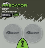 Fox Rage Predator Bait Poppers, X-Large, Natural, 4buc/pac
