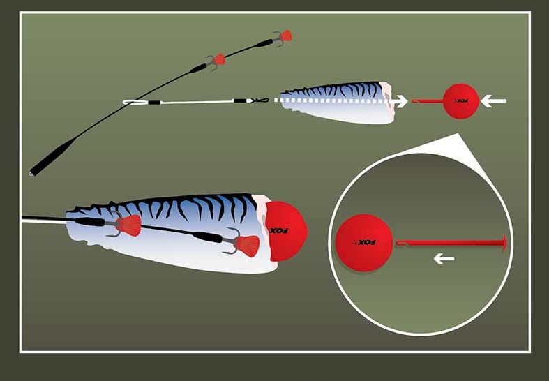Fox Rage Predator Bait Poppers, X-Large, Red, 4buc/pac