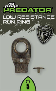 Fox Rage Predator Camo Low Resistance Run Ring, 5buc/pac