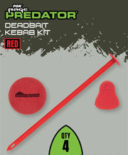 Fox Rage Predator Deadbait Kebab Kit, Red, 4buc/pac