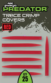 Fox Rage Predator Red Trace Crimp Covers, 25buc/pac	