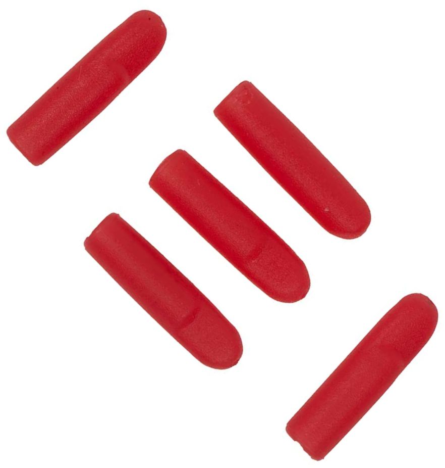 Fox Rage Predator Red Treble Hook Sleeves, Large, 5buc/pac