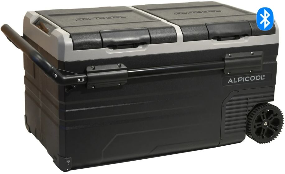 Frigider Auto Cu Compresor ALPICOOL 75L 230V/24V/12V, până la -20°C – APP ICE BOX DUO
