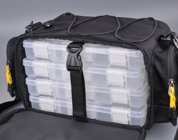 GEANTA BLACK SPRO SPINNING 4 CUTII 39X25X20CM