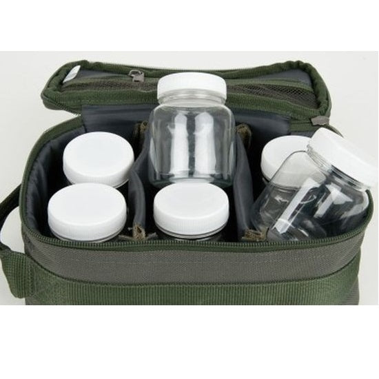 GEANTA PENTRU ACCESORII SHIMANO TRIBAL GLUG PLUS 6 BORCANE PENTRU MOMEALA 27X13X11CM