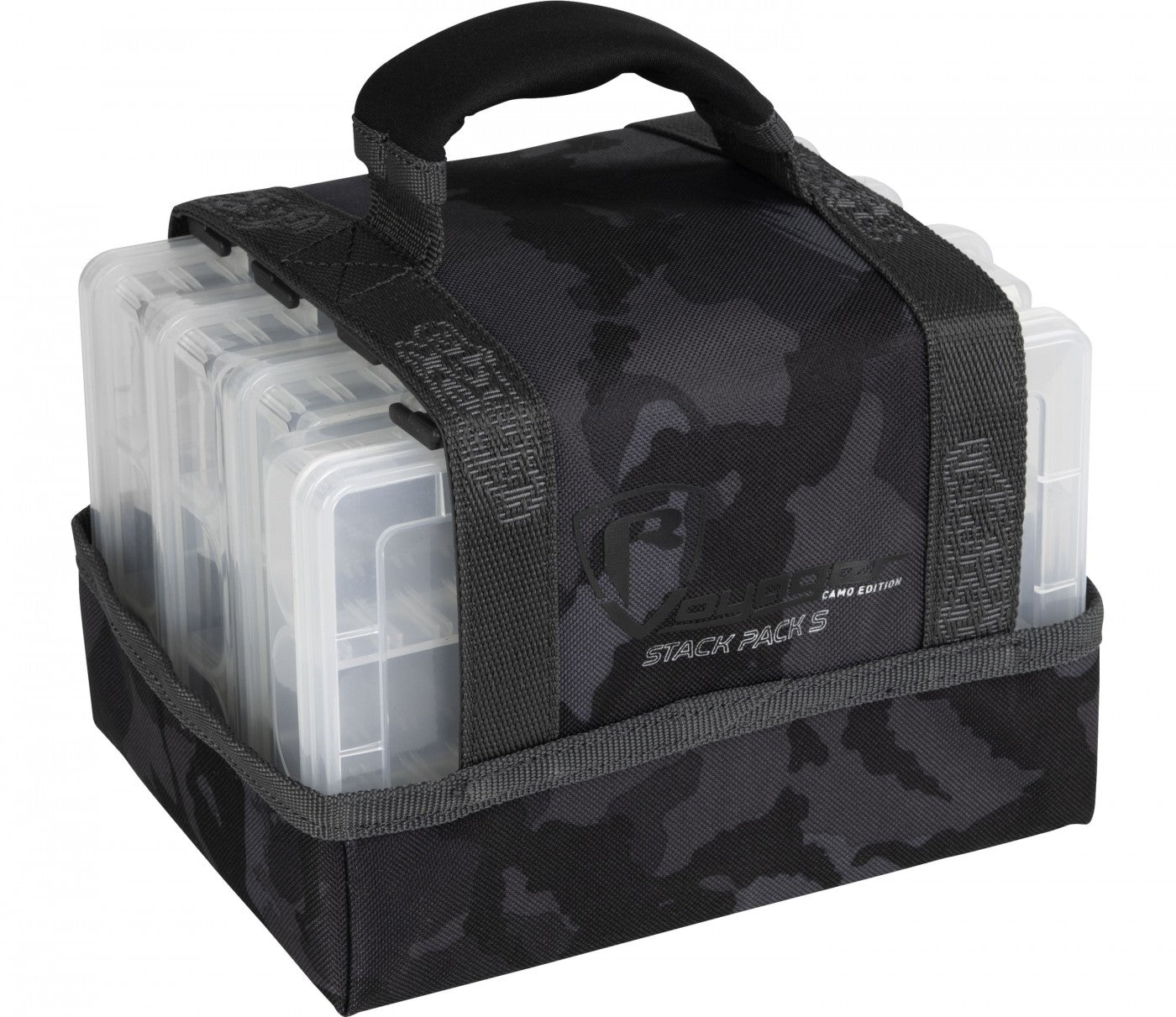 GEANTA SPINNING FOX RAGE CAMO STACK PACK SMALL + 3 CUTII NALUCI