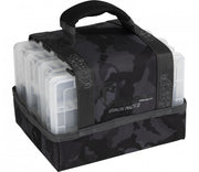GEANTA SPINNING FOX RAGE CAMO STACK PACK SMALL + 3 CUTII NALUCI