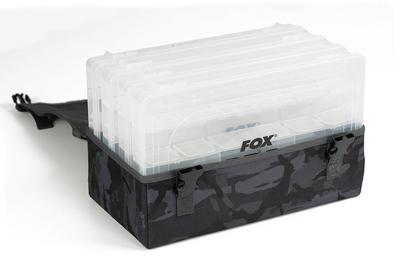 GEANTA SPINNING FOX RAGE CAMO STACK PACK SMALL + 3 CUTII NALUCI