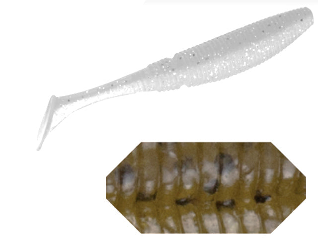 GHOST SHAD COLMIC 10cm GREEN PUMPKIN