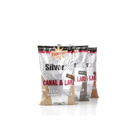 GROUNDBAIT DYNAMITE BAITS SILVER X CANAL AND LAKE ORIGINAL 1Kg